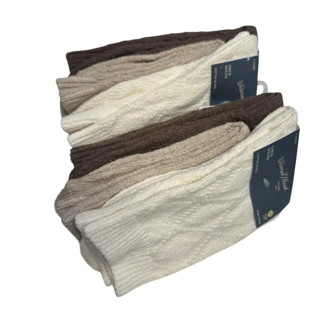NWT Bundle of two 3 Pack Crew Socks 6 Pairs of socks!